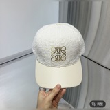 上新 ——loewe 羅意威 新品羊羔毛拼皮棒球帽皮沿帽沿，完美帽型，造型美