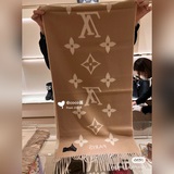 LV REYKJAVIK羊絨圍巾.大陸專櫃常年斷貨狀态！原廠LV出貨老闆樣闆都沒