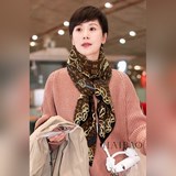牛貨上啦真心贊【L鎖扣飾帶圖案140】Monogram Forever羊絨方巾于