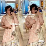 Louis Vuitton【L标識織紋雙面長巾】 Simply LV 圍巾将全幅