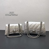 【頭層油蠟皮】Balenciag*最新 Crush 包款強勢登場！高級感滿滿上