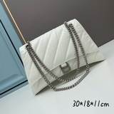 Balenciag新品 大號鍊條沙漏包 平紋牛皮 油蠟皮全包采用頭層牛皮好質量巴