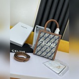 配全套包裝CABAS TRIOMPHE帆布MiNi號豎款手袋65%塗層帆布，3