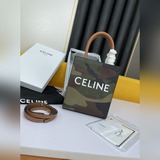 配全套包裝CABAS TRIOMPHE帆布MiNi號豎款手袋65%塗層帆布，3