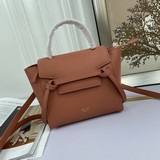【高品質】升級版celine belt pico～迷你號鲶魚包顆粒牛皮皮革手袋