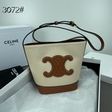 2023s春夏新品｜CUIR TRIOMPHE小號織物牛皮水桶包延續經典，立體