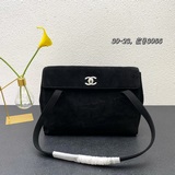 香香牛皮磨砂皮單肩包又一隻新品中古包來襲養眼複古感 黑銀太舒服啦 尺寸30