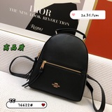 新款  coach 雙肩包 休閑百搭，高品質 牛皮配對版五金 蔻馳jordyn