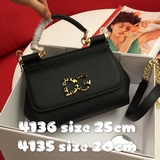 20cm 【Dolce & Gabbana 杜嘉班納】進口牛皮每一次展現總有發