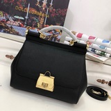 【Dolce & Gabbana 杜嘉班納】原單 進口牛皮斜挎包 /手提包系列 