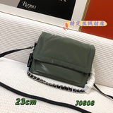 MJ粗鍊條編織單肩包特定絲絨面料定制郵差包，單肩斜挎均可！軟綿綿的材質非常舒适