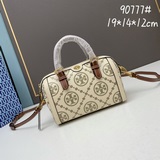 小號 TORY BURCH 湯麗柏琦T MONOGRAM迷你提花酒桶包 該系列選