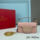 小號 VALENTINO MINI LOCò仿水晶裝飾手袋-VLogo Sig