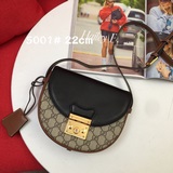G G pad lock 新品馬鞍包   （複古休閑風..百搭單品首選）倪妮 明