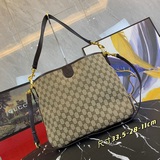 Gucci中古網紅超火頭層牛皮古奇中古托特包 購物袋，早春最新款 小百搭升級版購