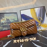 【原版皮升級版】 Gucci ◆高級金棕色 金棕色一直都是秋冬的顔色，GG Ma
