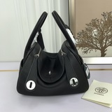 hermes - lindy 銀扣 原廠皮 細紋小牛皮 對版五金 内裡山羊紋 版