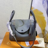 hermes - lindy 銀扣 原廠皮 細紋小牛皮 對版五金 内裡山羊紋 版