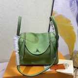 hermes - lindy 銀扣 原廠皮 細紋小牛皮 對版五金 内裡山羊紋 版