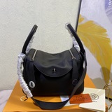 hermes - lindy 銀扣 原廠皮 細紋小牛皮 對版五金 内裡山羊紋 版