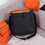 愛馬仕 hermes evelyne經典實用斜挎包 可調節肩帶  獨家年份編碼