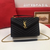 山羊紋v格   enveloe medium bag   美出天際的ys.l質感