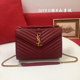 山羊紋v格   enveloe medium bag   美出天際的ys.l質感