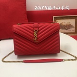 山羊紋v格   enveloe medium bag   美出天際的ys.l質感