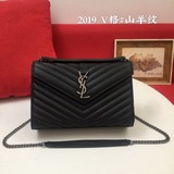 山羊紋v格   enveloe medium bag   美出天際的ys.l質感