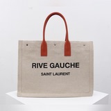 【新款出貨rive gauche tote bag，左岸購物袋，從定制麻布料到五
