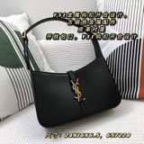 新款腋下包【配盒子】saint laurent （le 5 a 7）光滑牛皮，m