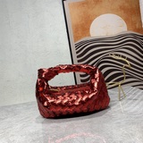 小號【原版皮高品質】 bottega veneta#最新設計編織打結tote包還