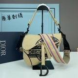(配盒子) 【Dior saddle  】大號 尺寸：25.5 x 20 x 6