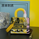 新色原單刺繡配盒子淺金【Lady D 刺繡系列】M8002黃色藍樹最新系列，汲