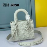 【 Lady  D.ior   中號20cm】配絲巾 尺寸：20 x 17 x