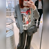 配原版專櫃盒子【Dior SADDLE OBLIQUE手拿包】SaddleDi