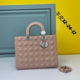 dior lady  戴妃七格蓋頭款/lady dior手袋， 32cm 戴妃包