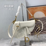 【Dior saddle 老花 細肩帶 手掌紋系列 】【配專櫃盒子】大號 尺寸：