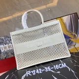 大號 小號（镂空）這款 Book Tote 手袋靈感來自創意總監瑪麗亞·嘉茜娅·