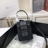 Di0r老花 箱子包 盒子 中古包Zucca 盒子包十分精緻！原版五金閃閃發亮，