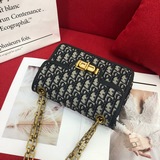 原單迪奧0861# Dior刺繡帆布郵差包原版CD刺繡針織dior·迪奧刺繡針織