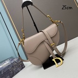 【dior saddle 老花 細肩帶 手掌紋系列 】【配專櫃盒子】大號 尺寸：