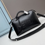 FENDI by the way 波士頓手提袋意大利小皮制作，簡約風燙印字母圖案