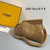 羊羔毛大號，全新fendi First來了夾子包設計師Kim Jones主導下