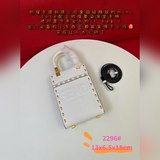 新顔色新手挽，出貨FD Sunshine迷你玳瑁手提斜挎小可愛超級精緻的mi