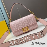 配盒子FENDI Baguette刺繡法棍包 升級版：可腋下背！經典百搭、出