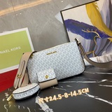 【高品質】 MK 三件套手袋以經典老花配純色牛皮制成的一款小巧輕便的三件套手袋可