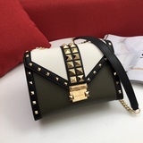 Michael Kors 明星專櫃最新款時尚金屬釘鑲嵌撞色拼接，高品質五金定制
