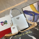 原廠原皮 1BA222 Prada Double Saffiano十字紋手袋 采