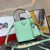 【原版皮高品質】 1BA219 Prada Double Saffiano十字紋